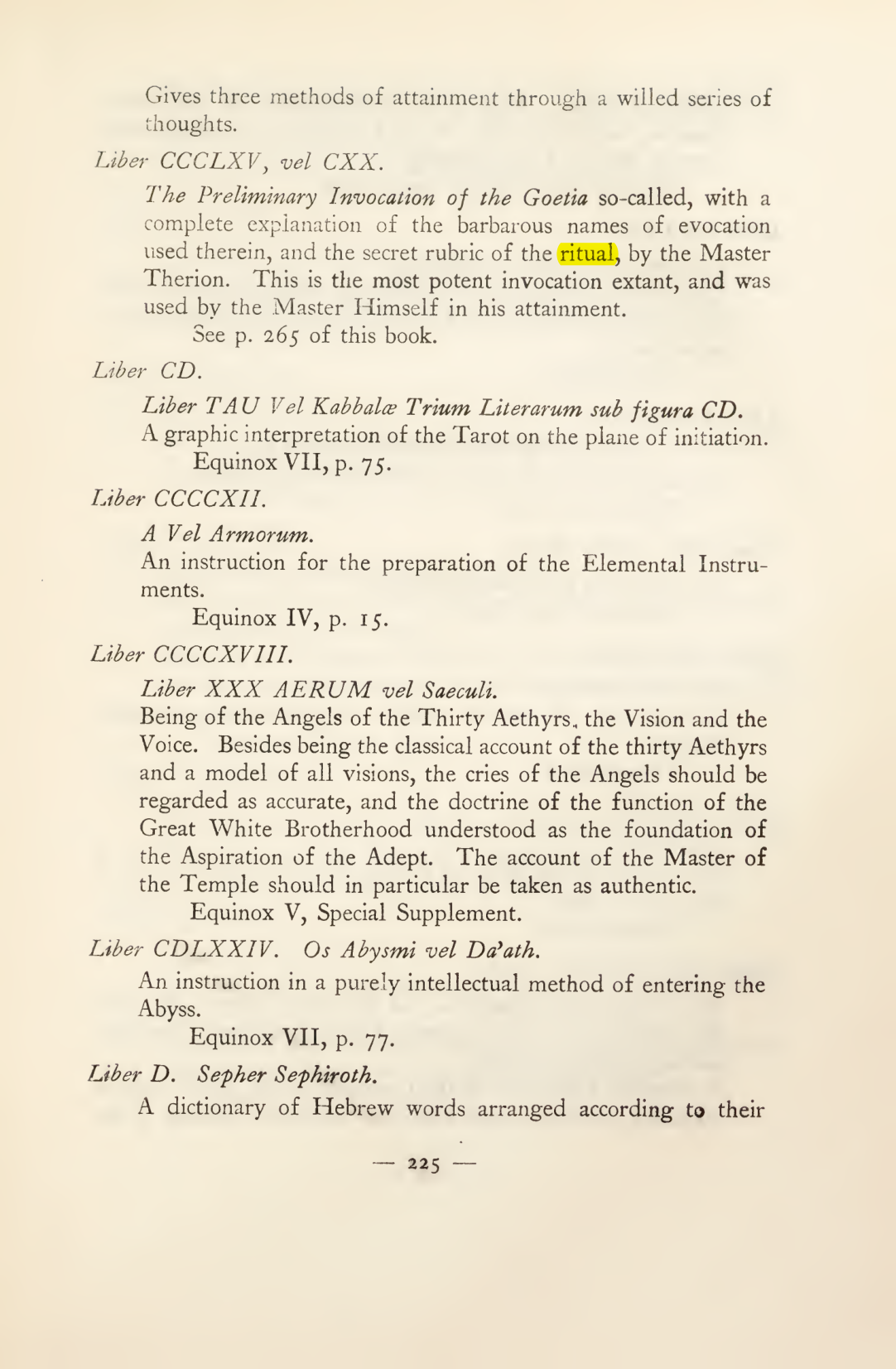 Original scan of Magick in Theory and Practice (Section 3), PDF page 21