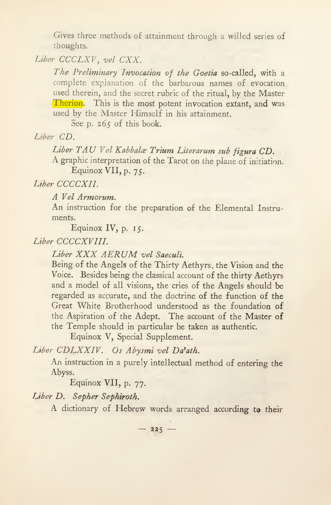 Original scan of Magick in Theory and Practice (Section 3), PDF page 21