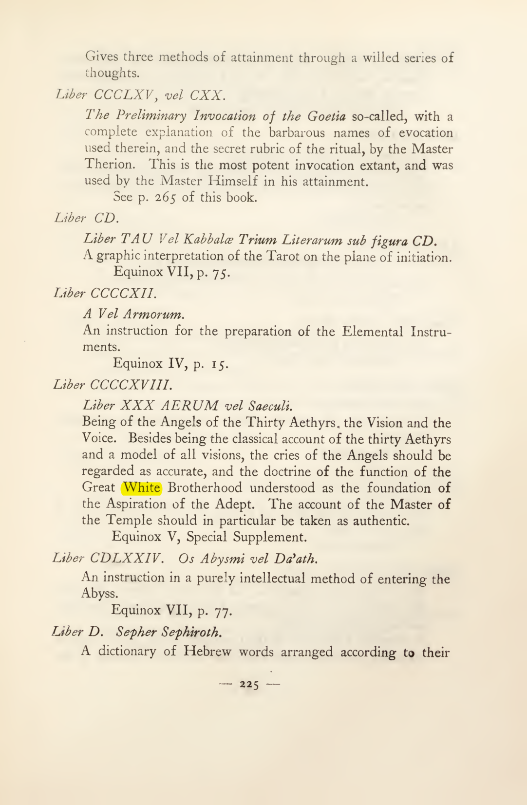 Original scan of Magick in Theory and Practice (Section 3), PDF page 21