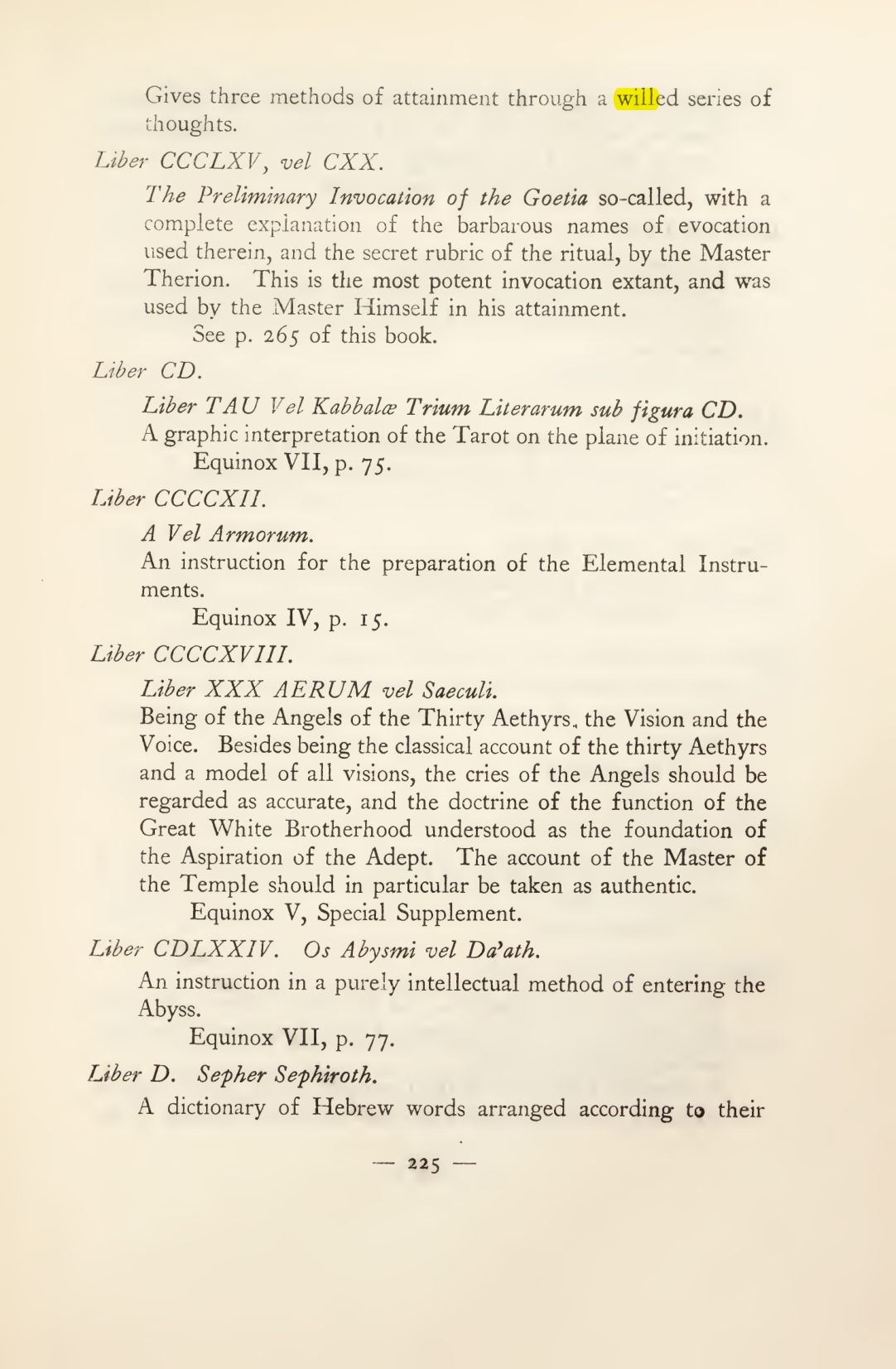Original scan of Magick in Theory and Practice (Section 3), PDF page 21
