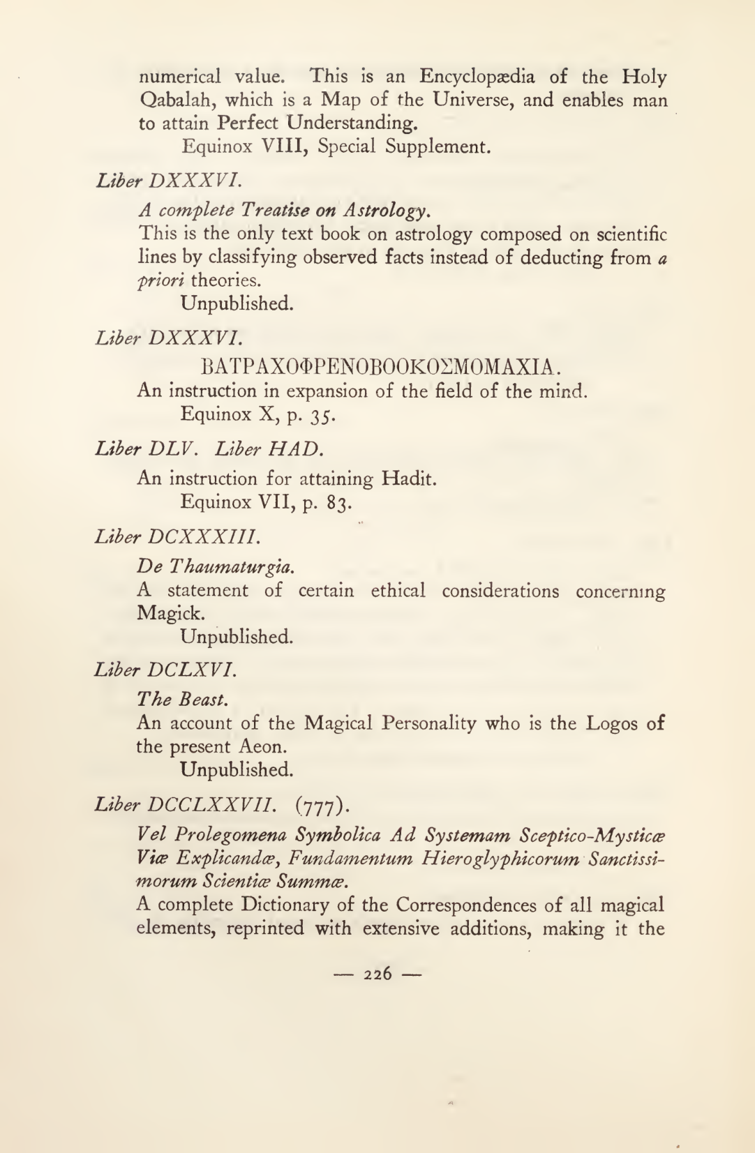 Original scan of Magick in Theory and Practice (Section 3), PDF page 22