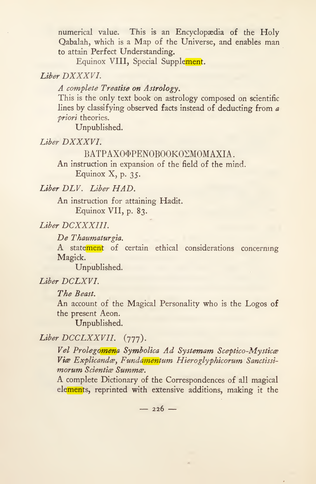 Original scan of Magick in Theory and Practice (Section 3), PDF page 22