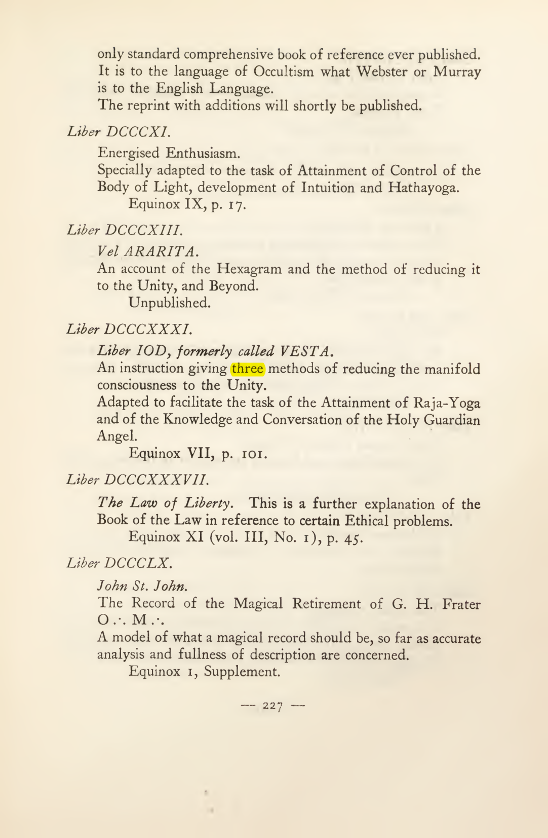 Original scan of Magick in Theory and Practice (Section 3), PDF page 23