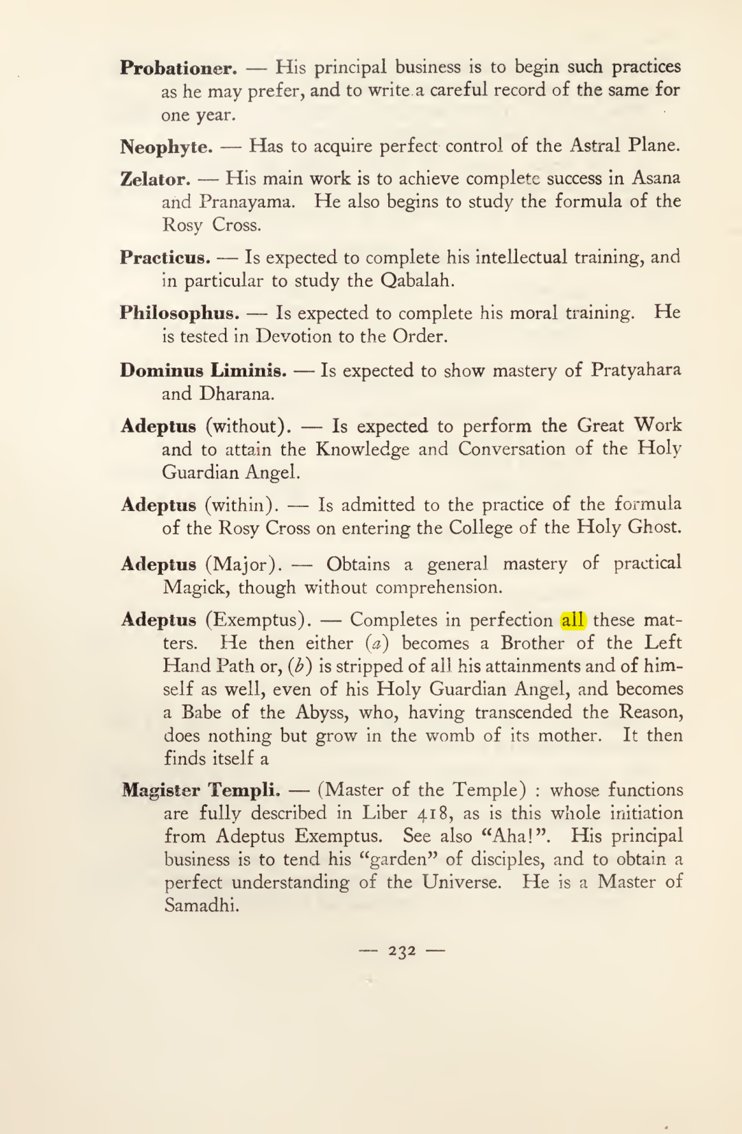 Original scan of Magick in Theory and Practice (Section 3), PDF page 28