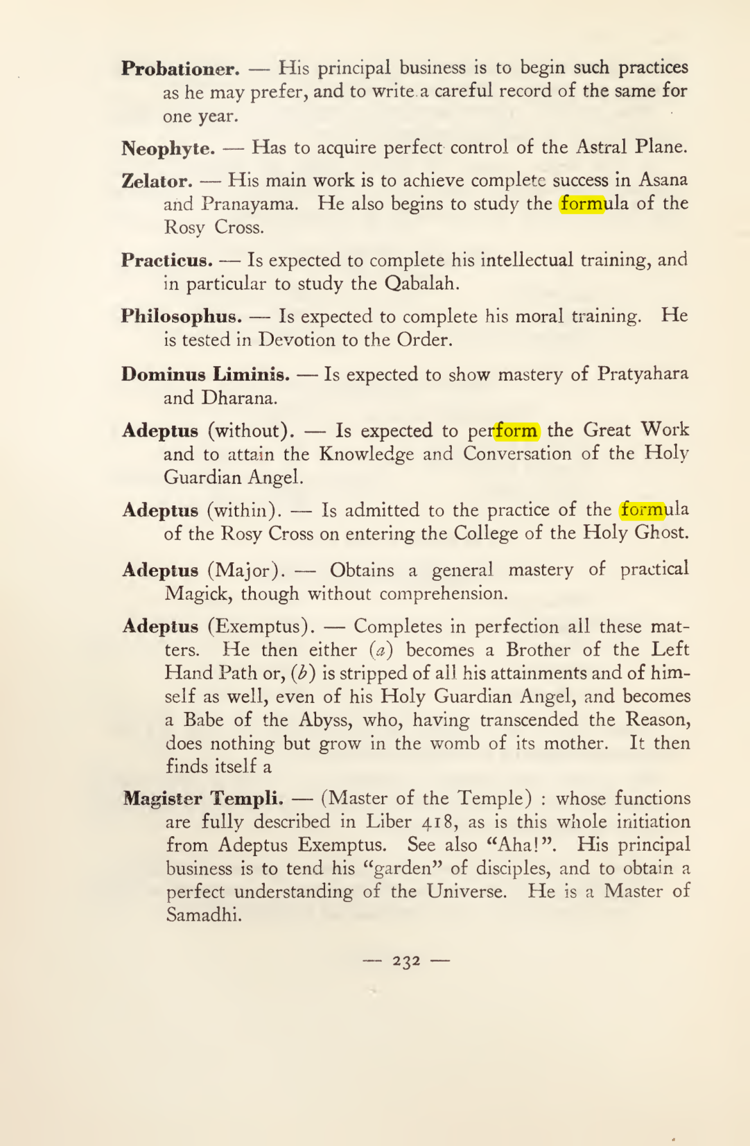 Original scan of Magick in Theory and Practice (Section 3), PDF page 28