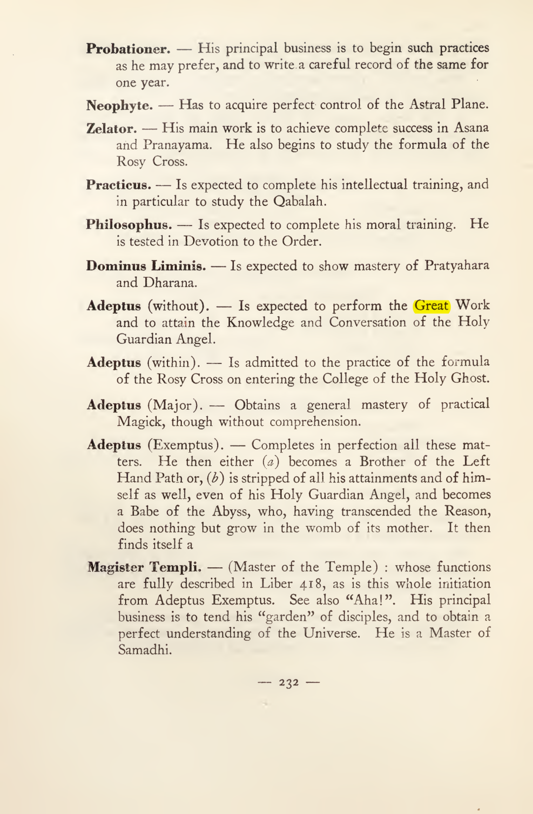 Original scan of Magick in Theory and Practice (Section 3), PDF page 28