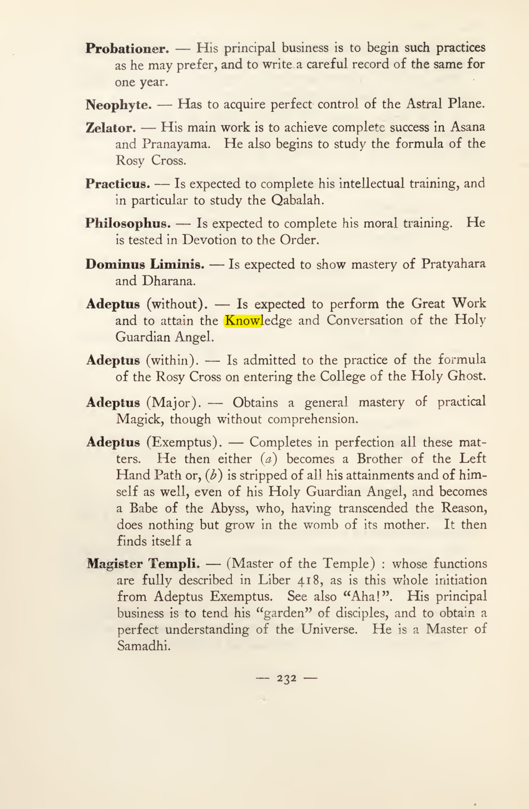 Original scan of Magick in Theory and Practice (Section 3), PDF page 28