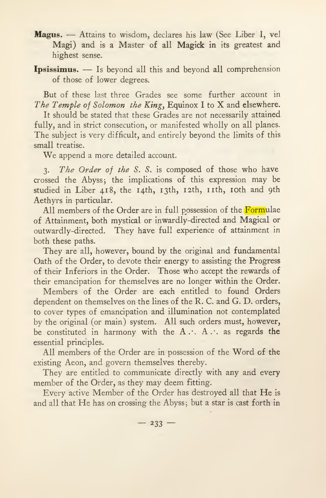 Original scan of Magick in Theory and Practice (Section 3), PDF page 29