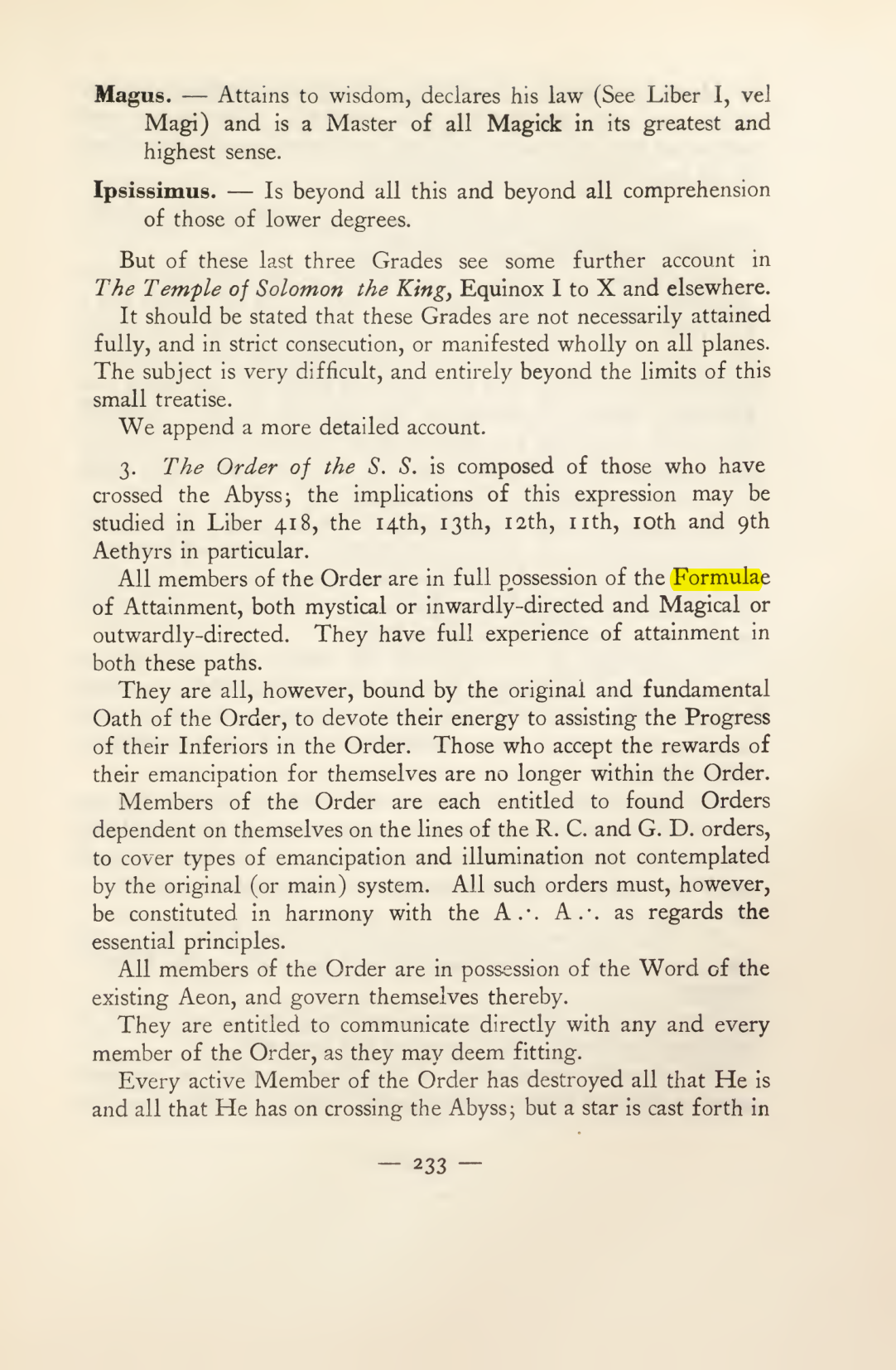 Original scan of Magick in Theory and Practice (Section 3), PDF page 29