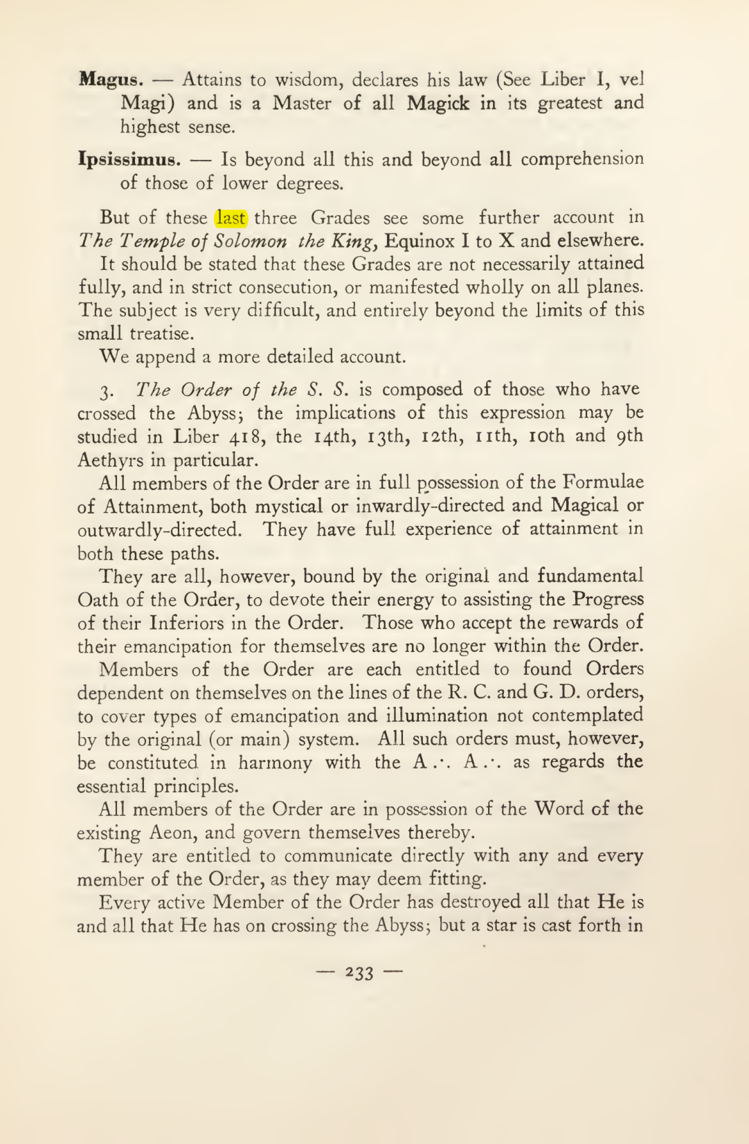 Original scan of Magick in Theory and Practice (Section 3), PDF page 29