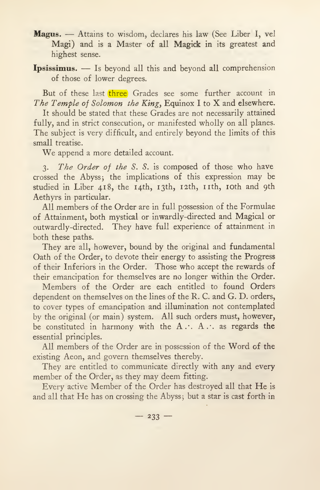 Original scan of Magick in Theory and Practice (Section 3), PDF page 29