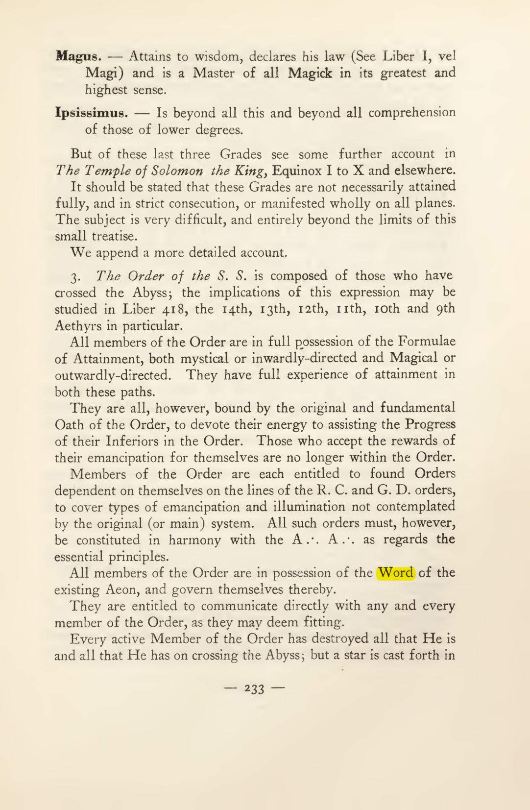 Original scan of Magick in Theory and Practice (Section 3), PDF page 29