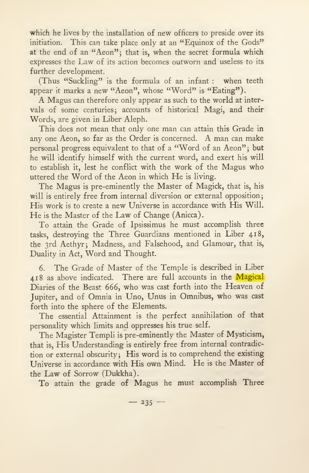 Original scan of Magick in Theory and Practice (Section 3), PDF page 31