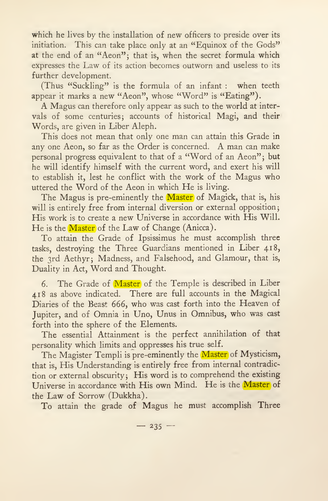 Original scan of Magick in Theory and Practice (Section 3), PDF page 31