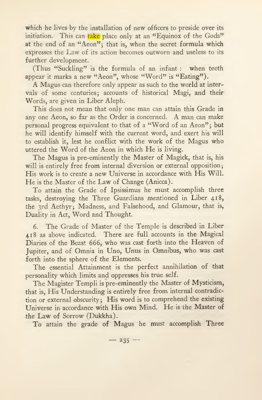 Original scan of Magick in Theory and Practice (Section 3), PDF page 31