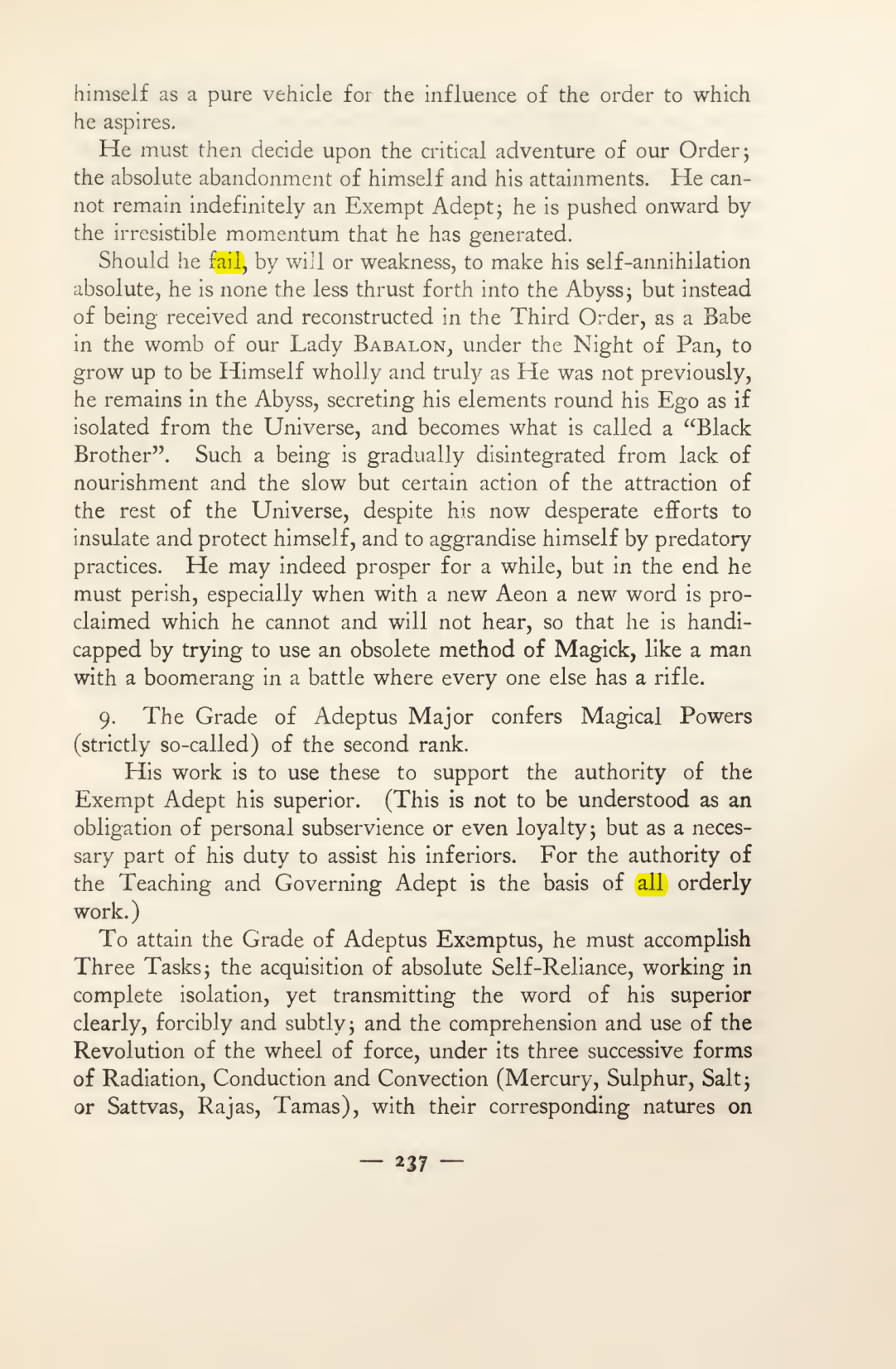 Original scan of Magick in Theory and Practice (Section 3), PDF page 33