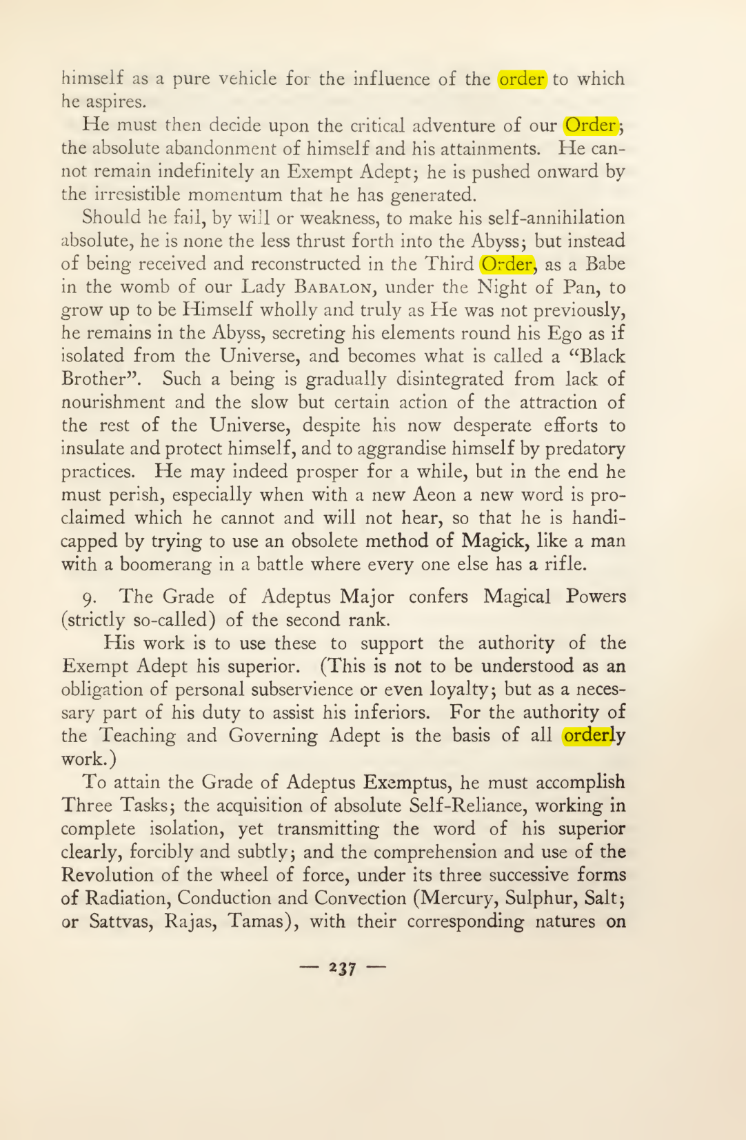 Original scan of Magick in Theory and Practice (Section 3), PDF page 33