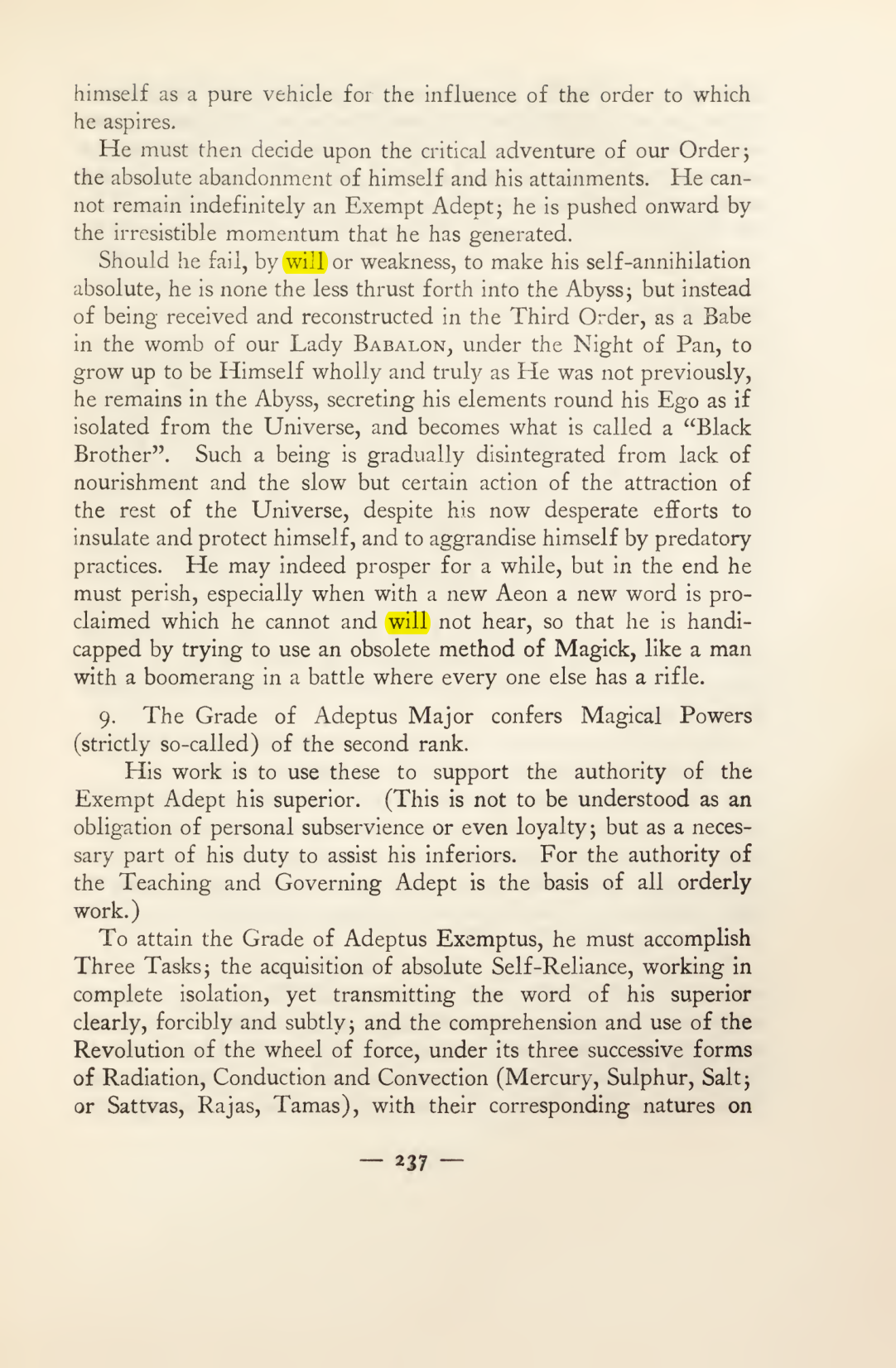 Original scan of Magick in Theory and Practice (Section 3), PDF page 33