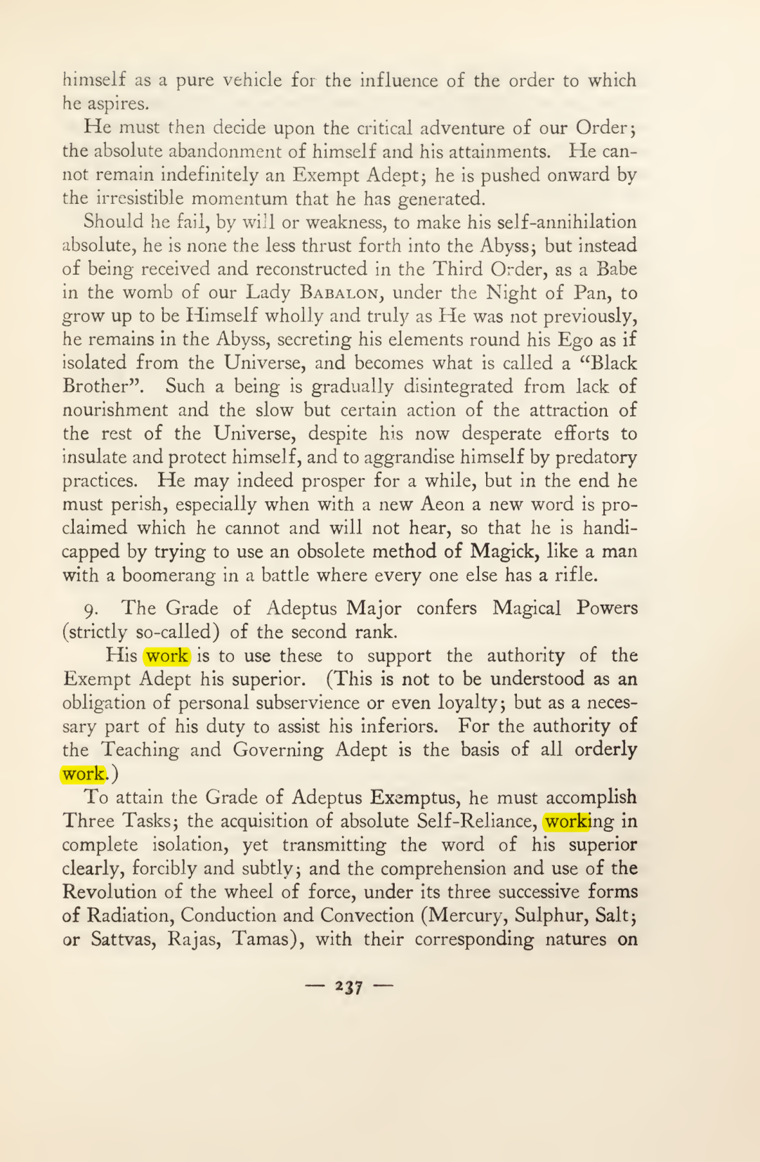 Original scan of Magick in Theory and Practice (Section 3), PDF page 33
