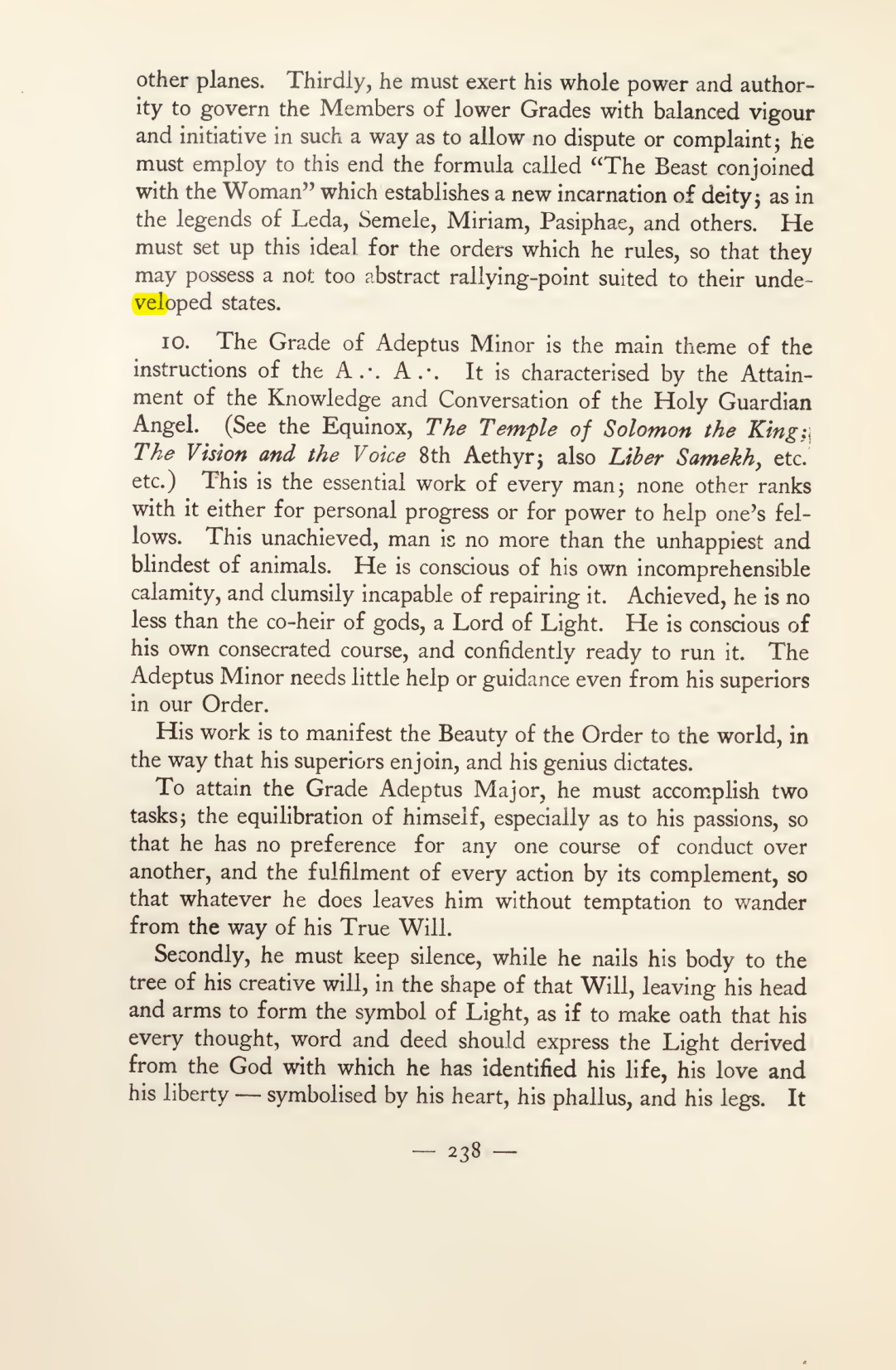 Original scan of Magick in Theory and Practice (Section 3), PDF page 34