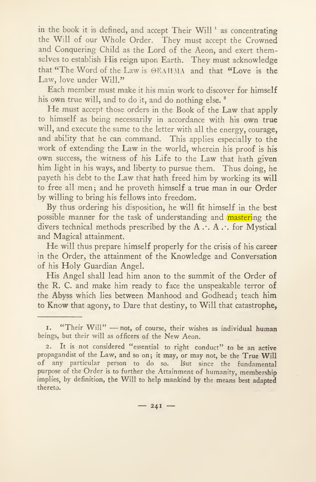 Original scan of Magick in Theory and Practice (Section 3), PDF page 37