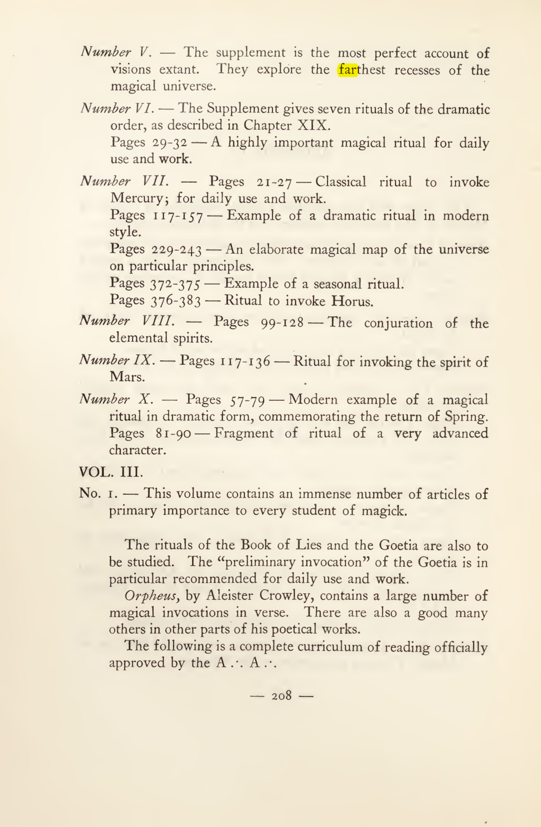 Original scan of Magick in Theory and Practice (Section 3), PDF page 4