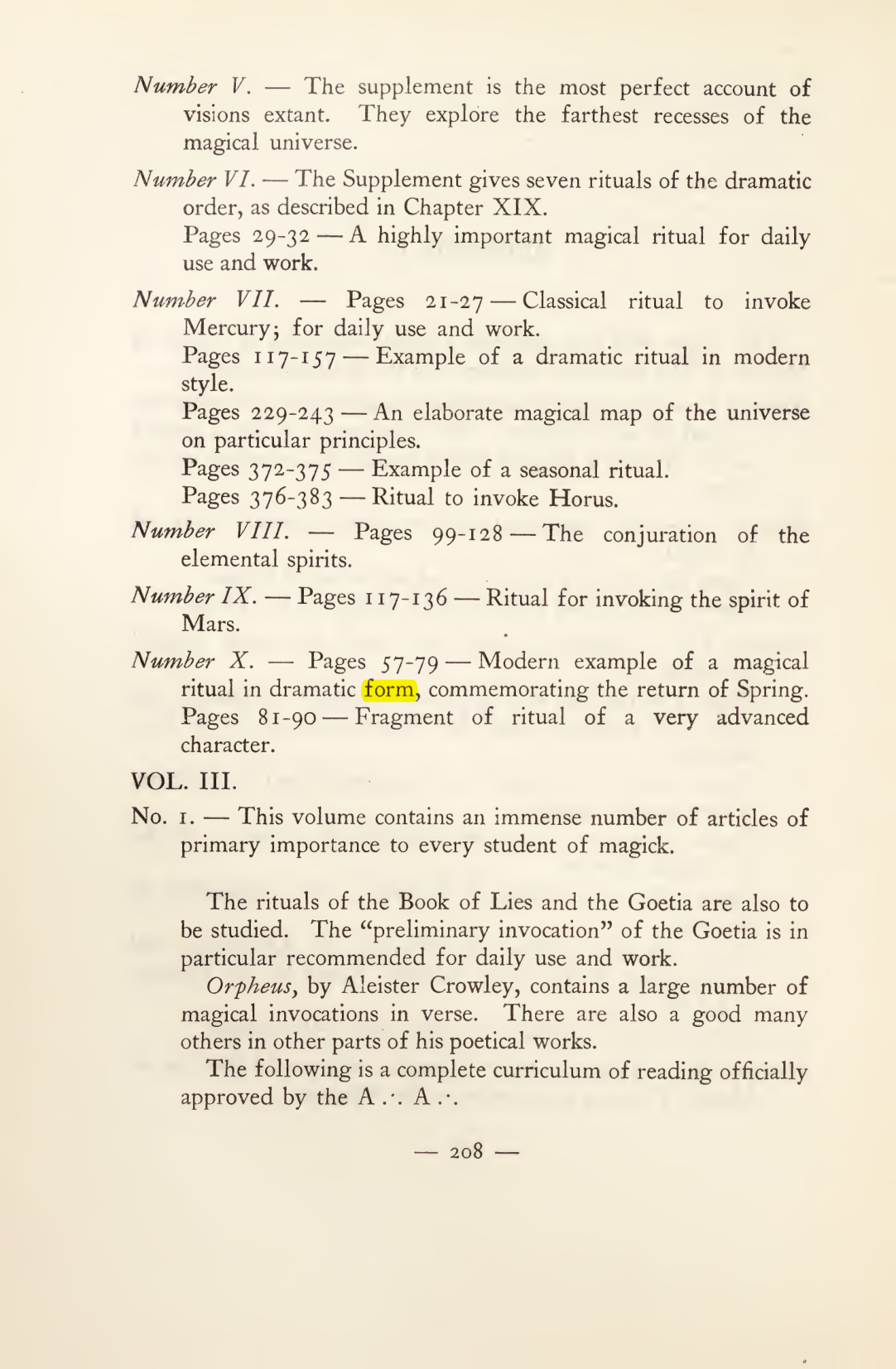 Original scan of Magick in Theory and Practice (Section 3), PDF page 4
