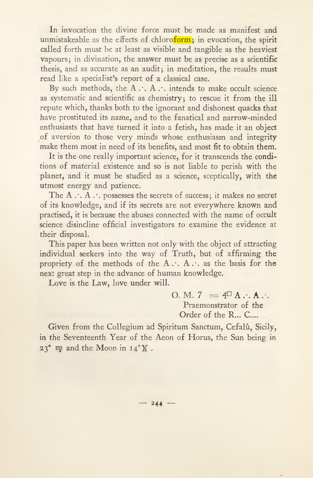 Original scan of Magick in Theory and Practice (Section 3), PDF page 40
