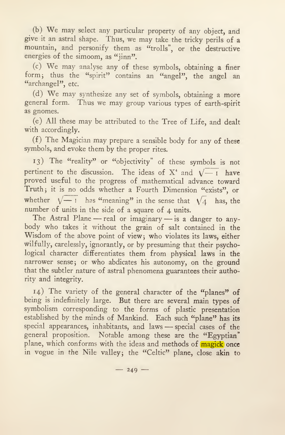 Original scan of Magick in Theory and Practice (Section 3), PDF page 45