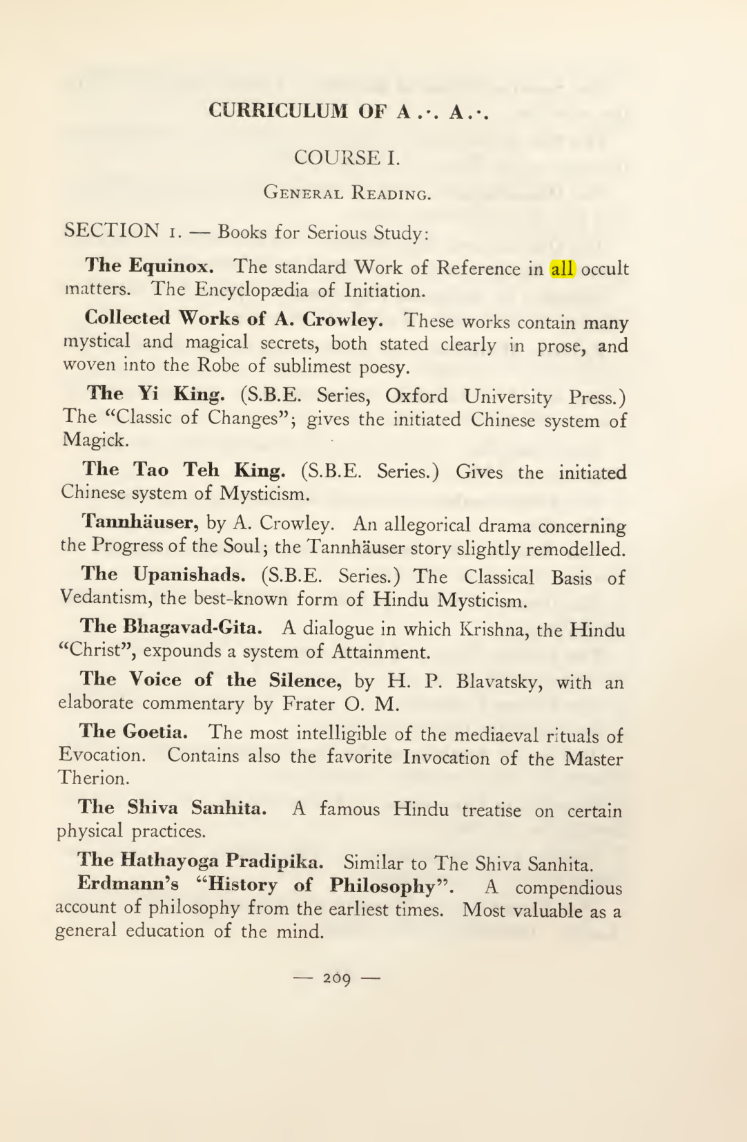 Original scan of Magick in Theory and Practice (Section 3), PDF page 5
