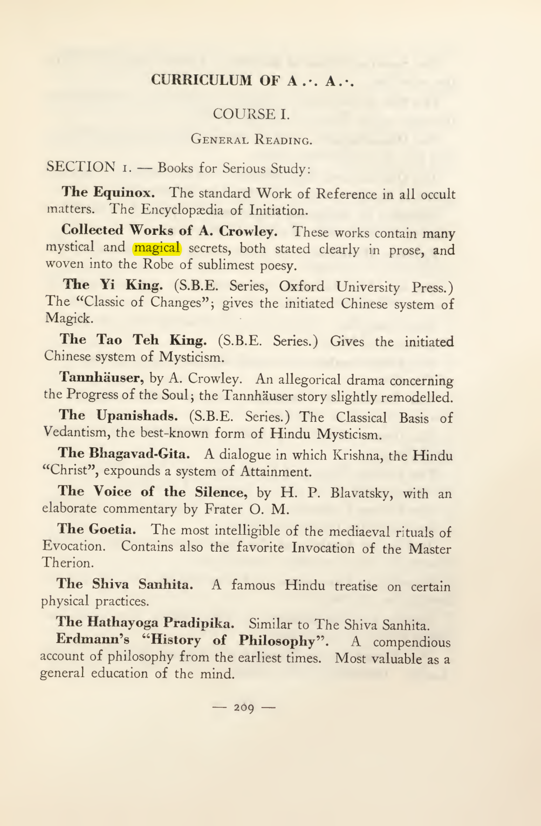 Original scan of Magick in Theory and Practice (Section 3), PDF page 5