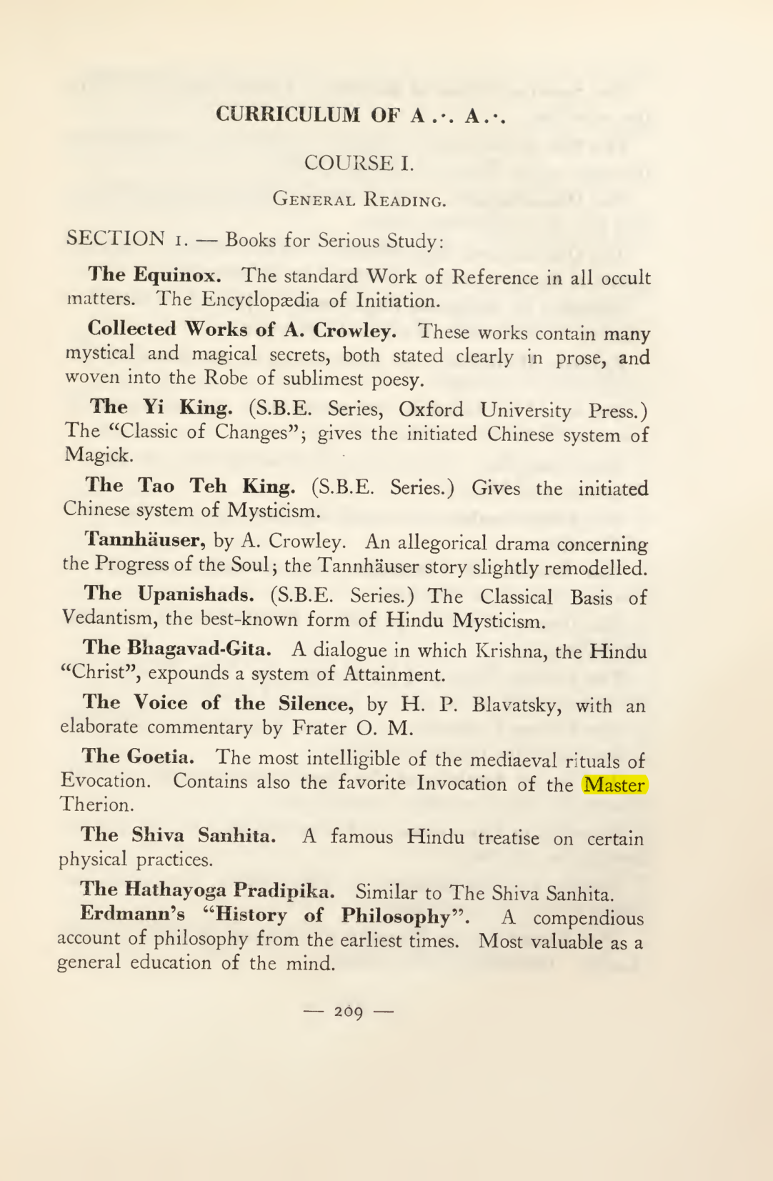 Original scan of Magick in Theory and Practice (Section 3), PDF page 5