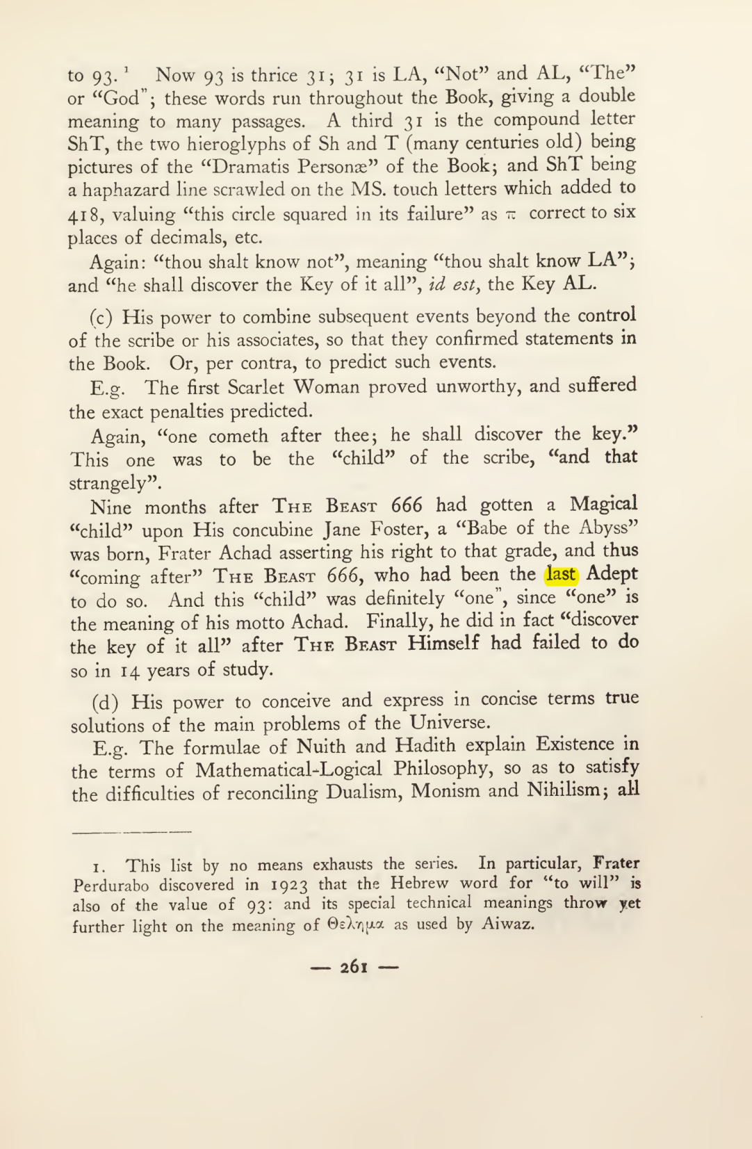 Original scan of Magick in Theory and Practice (Section 3), PDF page 57