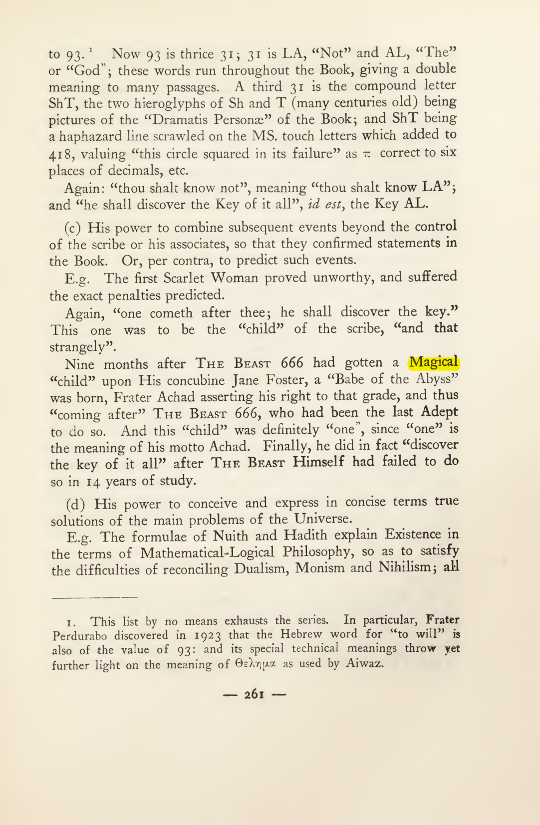 Original scan of Magick in Theory and Practice (Section 3), PDF page 57