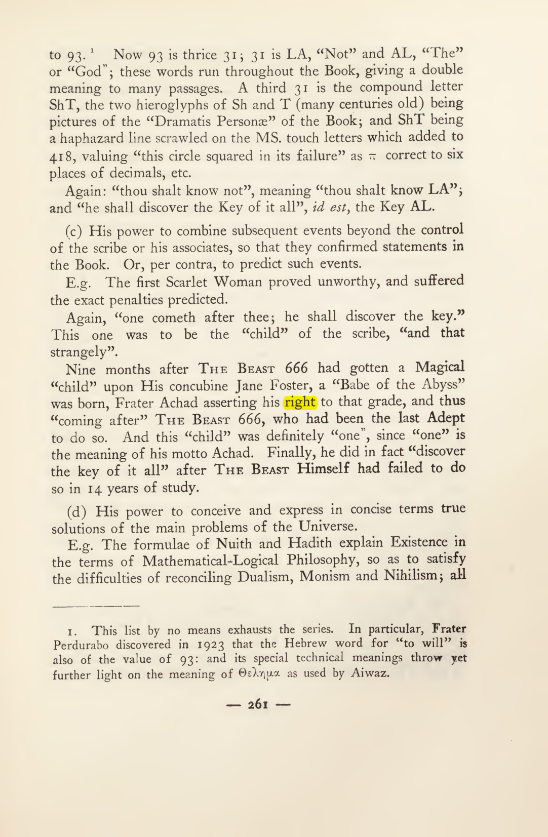 Original scan of Magick in Theory and Practice (Section 3), PDF page 57