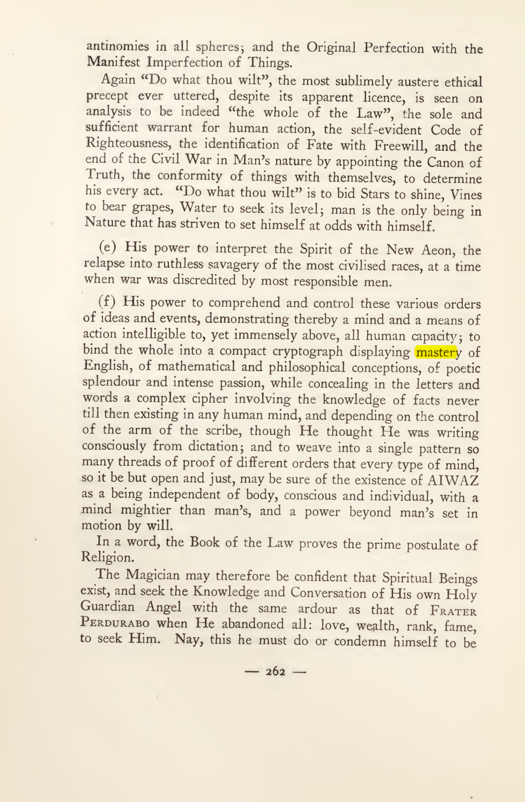 Original scan of Magick in Theory and Practice (Section 3), PDF page 58
