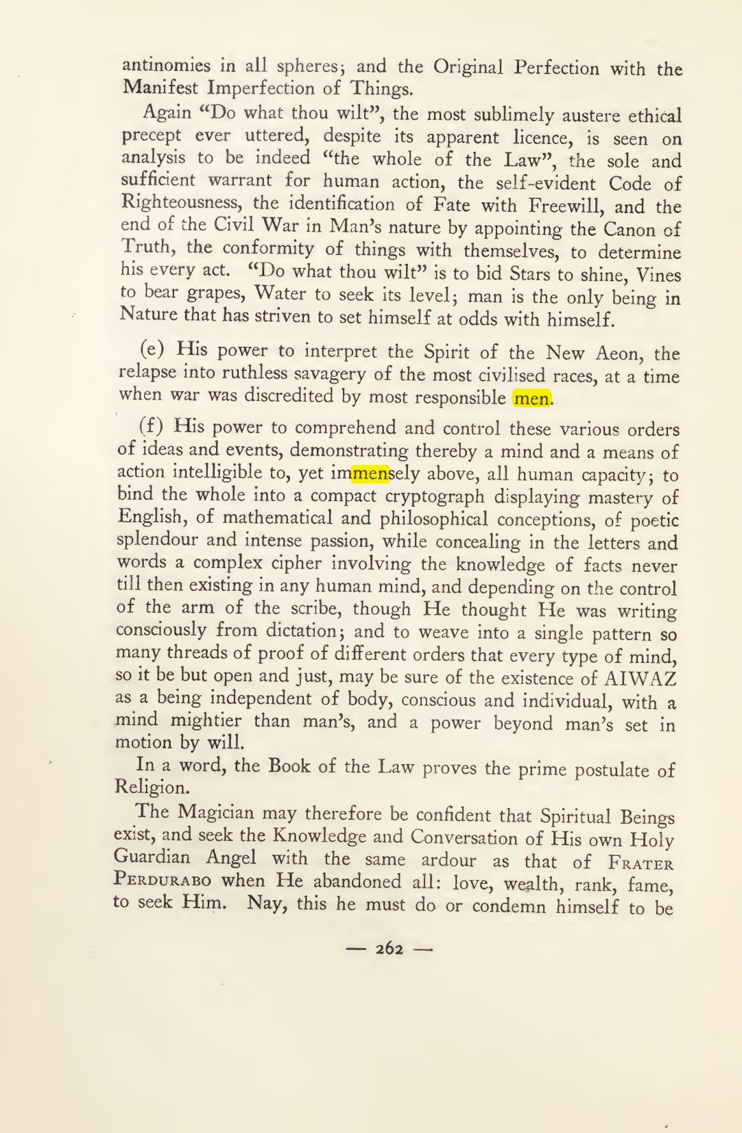 Original scan of Magick in Theory and Practice (Section 3), PDF page 58