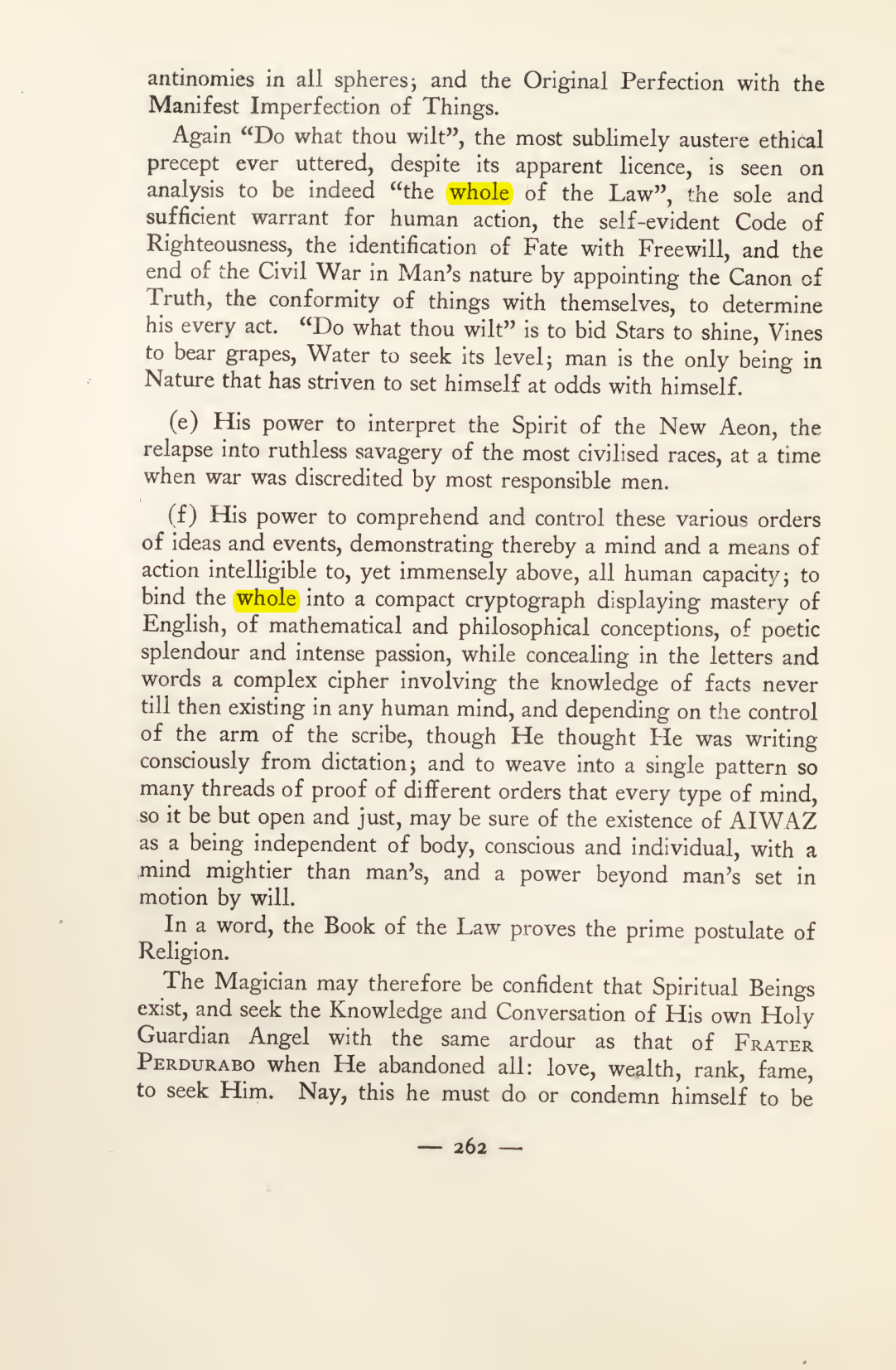 Original scan of Magick in Theory and Practice (Section 3), PDF page 58