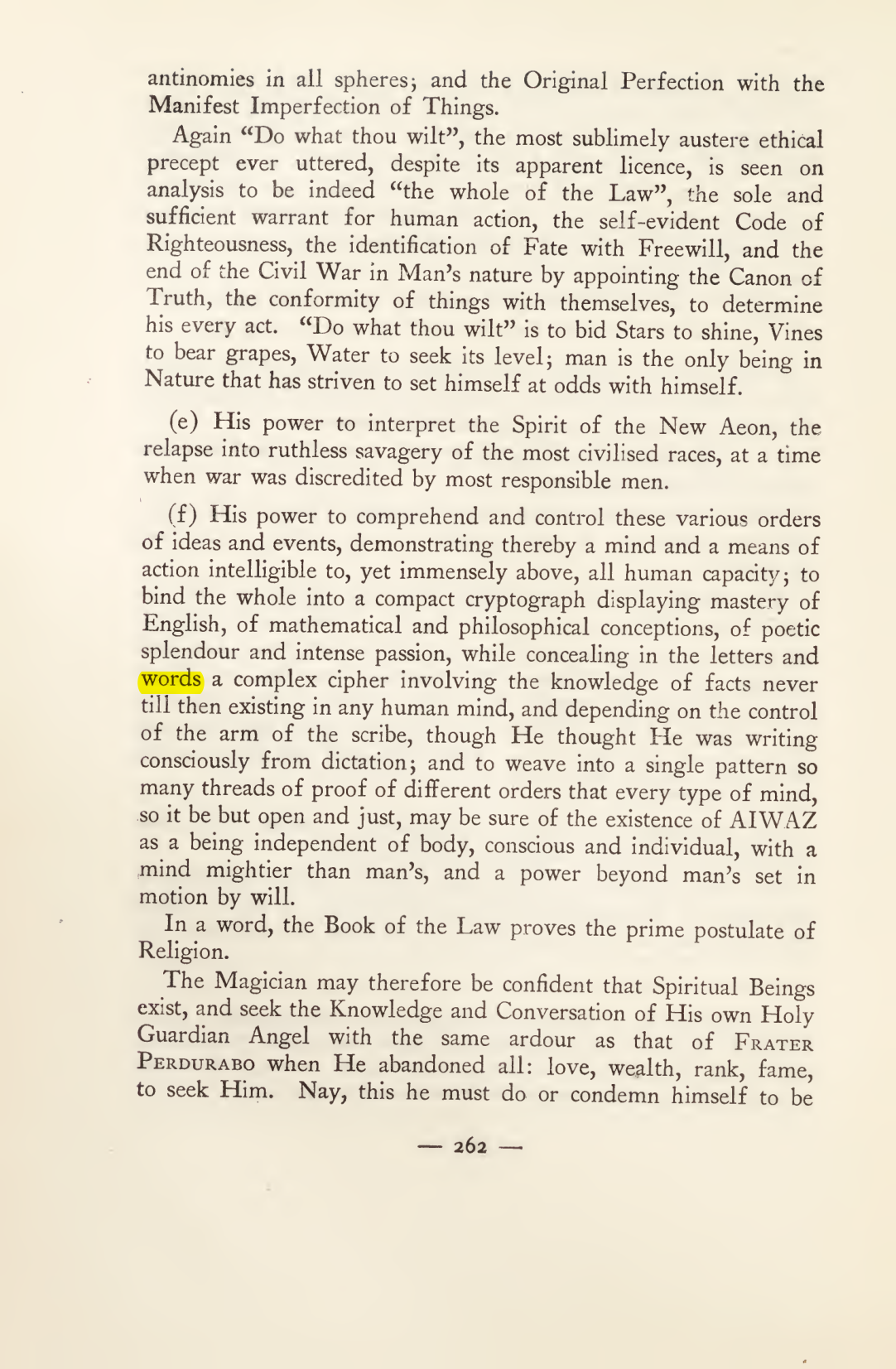Original scan of Magick in Theory and Practice (Section 3), PDF page 58