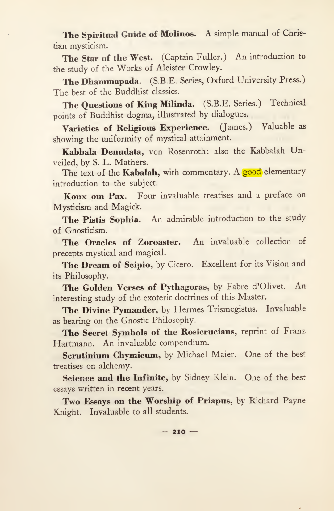 Original scan of Magick in Theory and Practice (Section 3), PDF page 6
