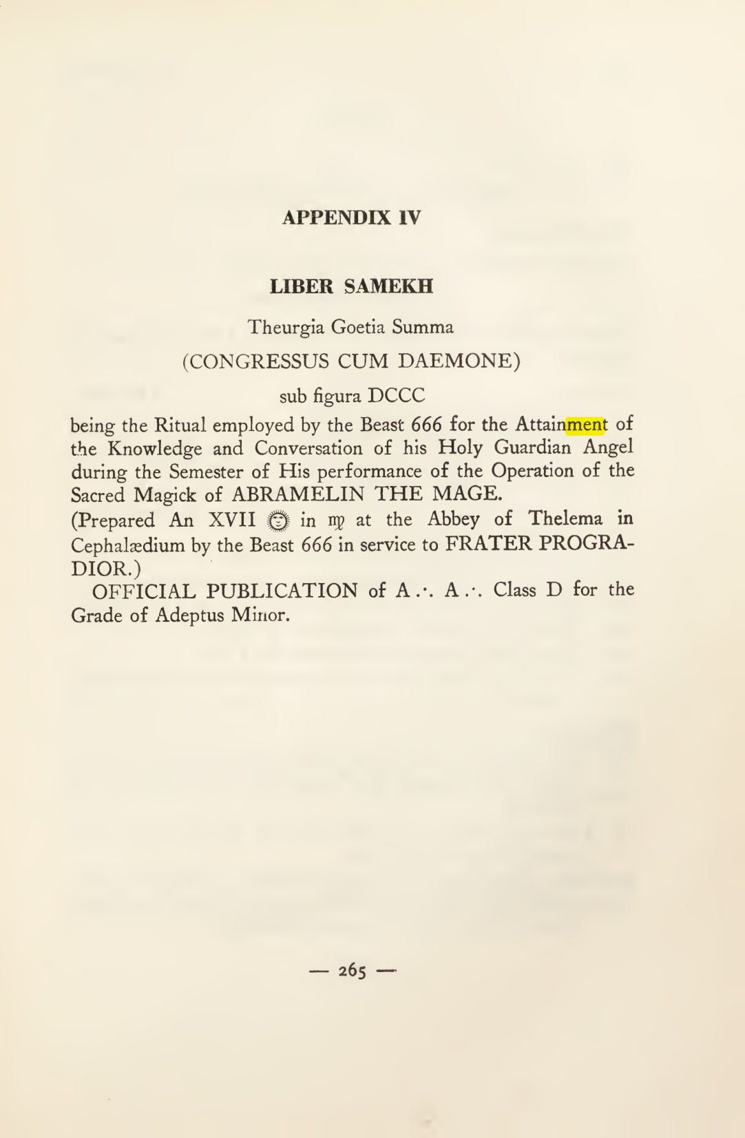 Original scan of Magick in Theory and Practice (Section 3), PDF page 61