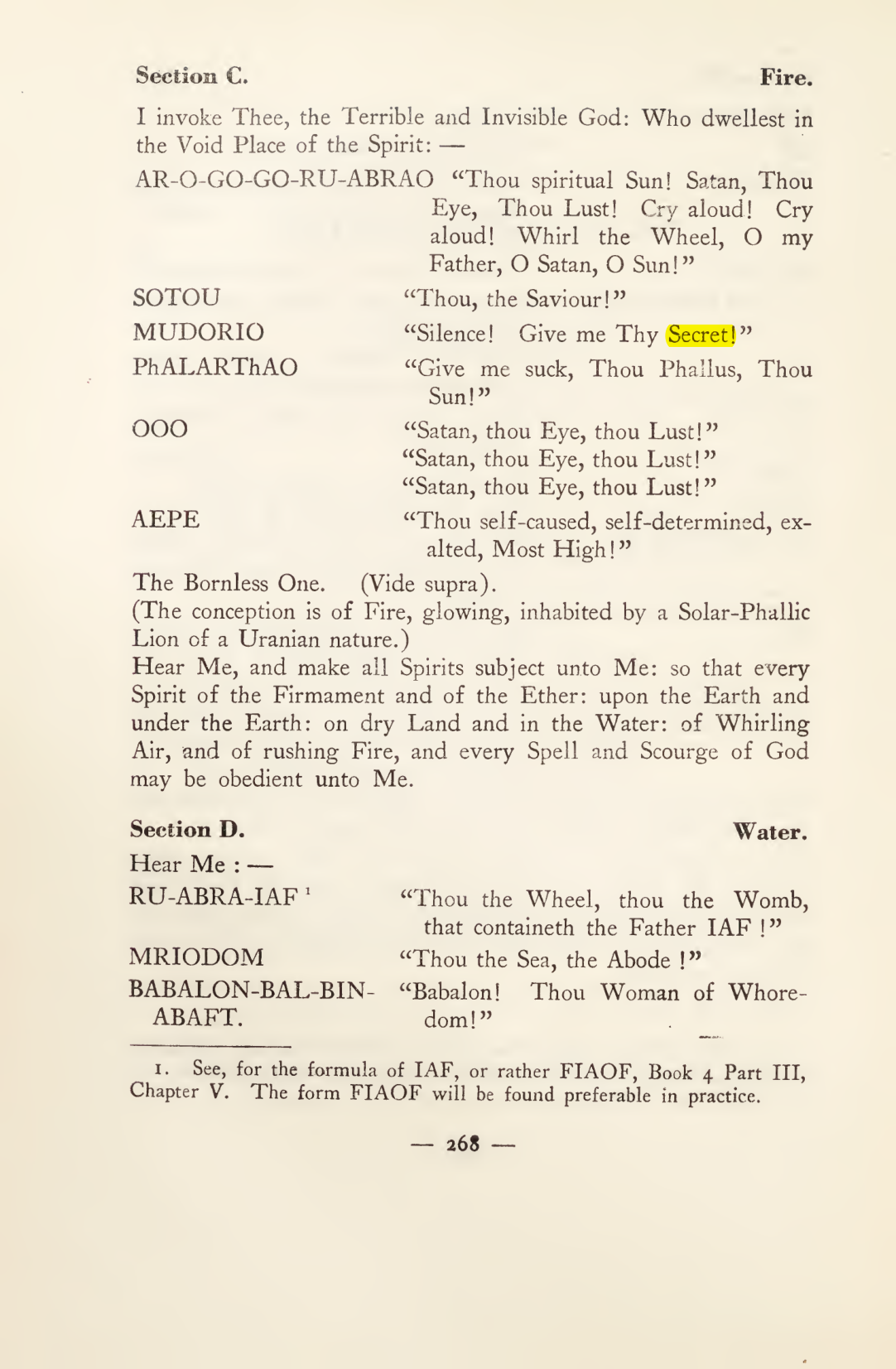 Original scan of Magick in Theory and Practice (Section 3), PDF page 64