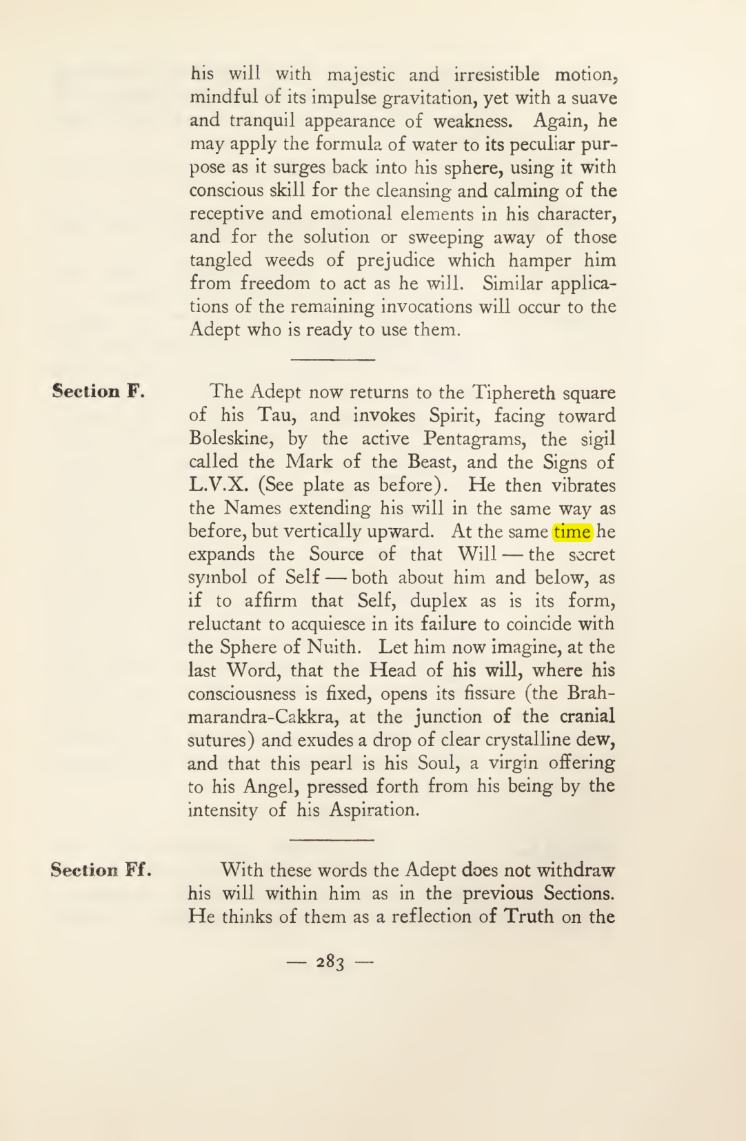 Original scan of Magick in Theory and Practice (Section 3), PDF page 79