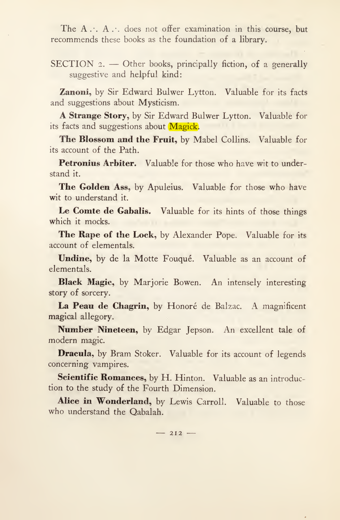 Original scan of Magick in Theory and Practice (Section 3), PDF page 8