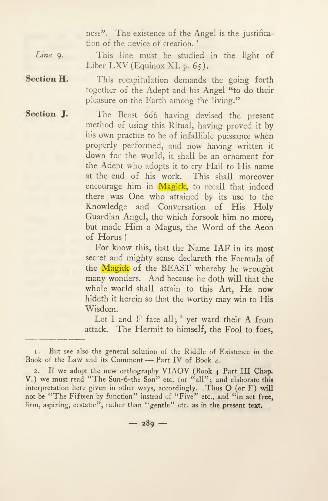 Original scan of Magick in Theory and Practice (Section 3), PDF page 85