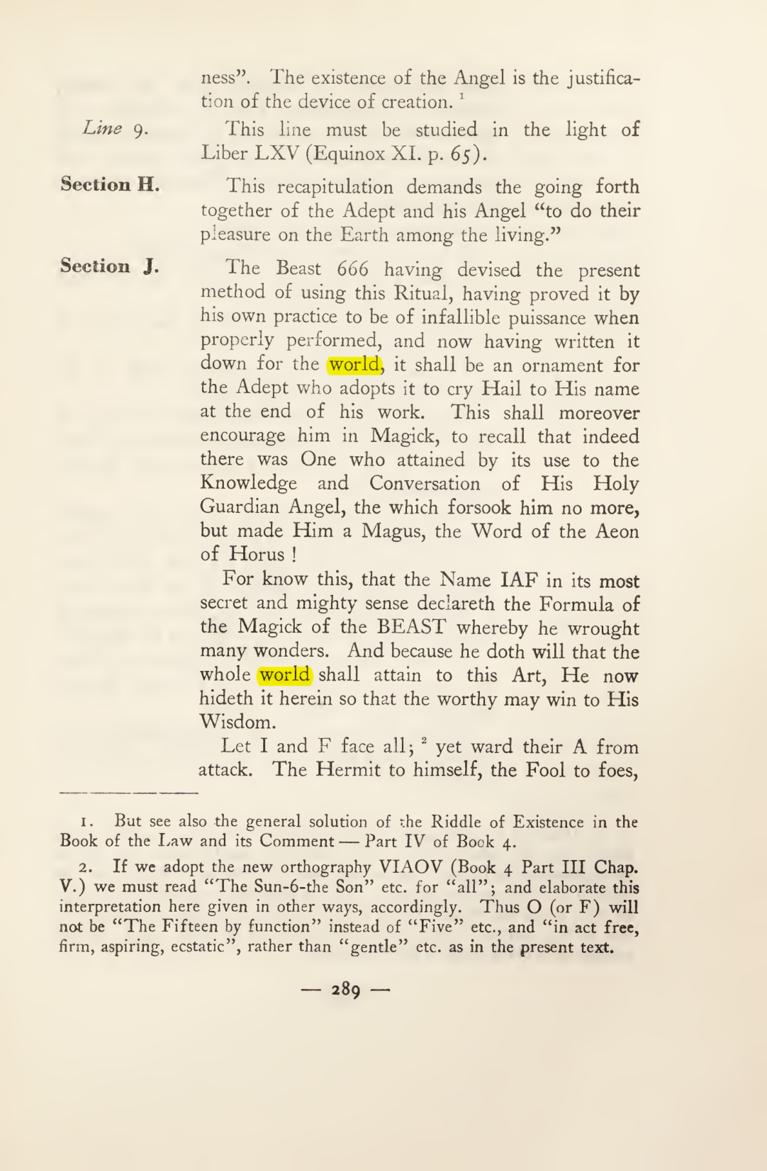 Original scan of Magick in Theory and Practice (Section 3), PDF page 85