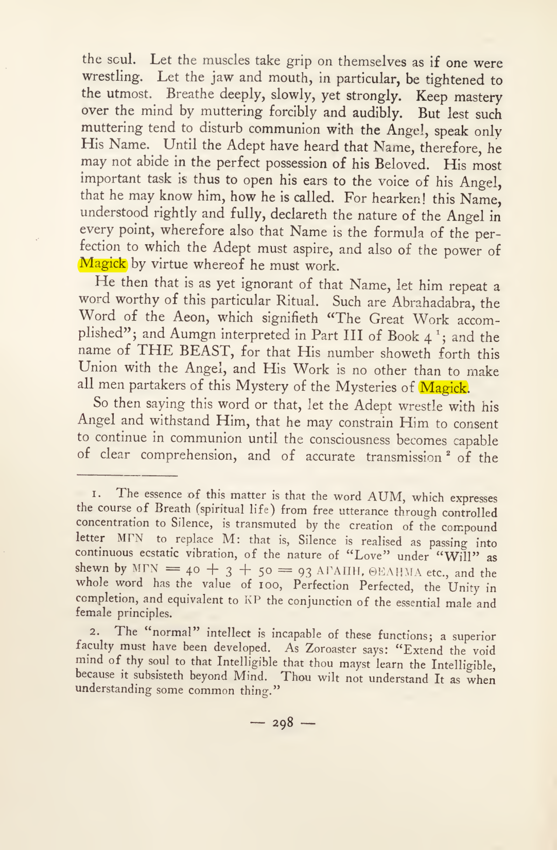 Original scan of Magick in Theory and Practice (Section 3), PDF page 94