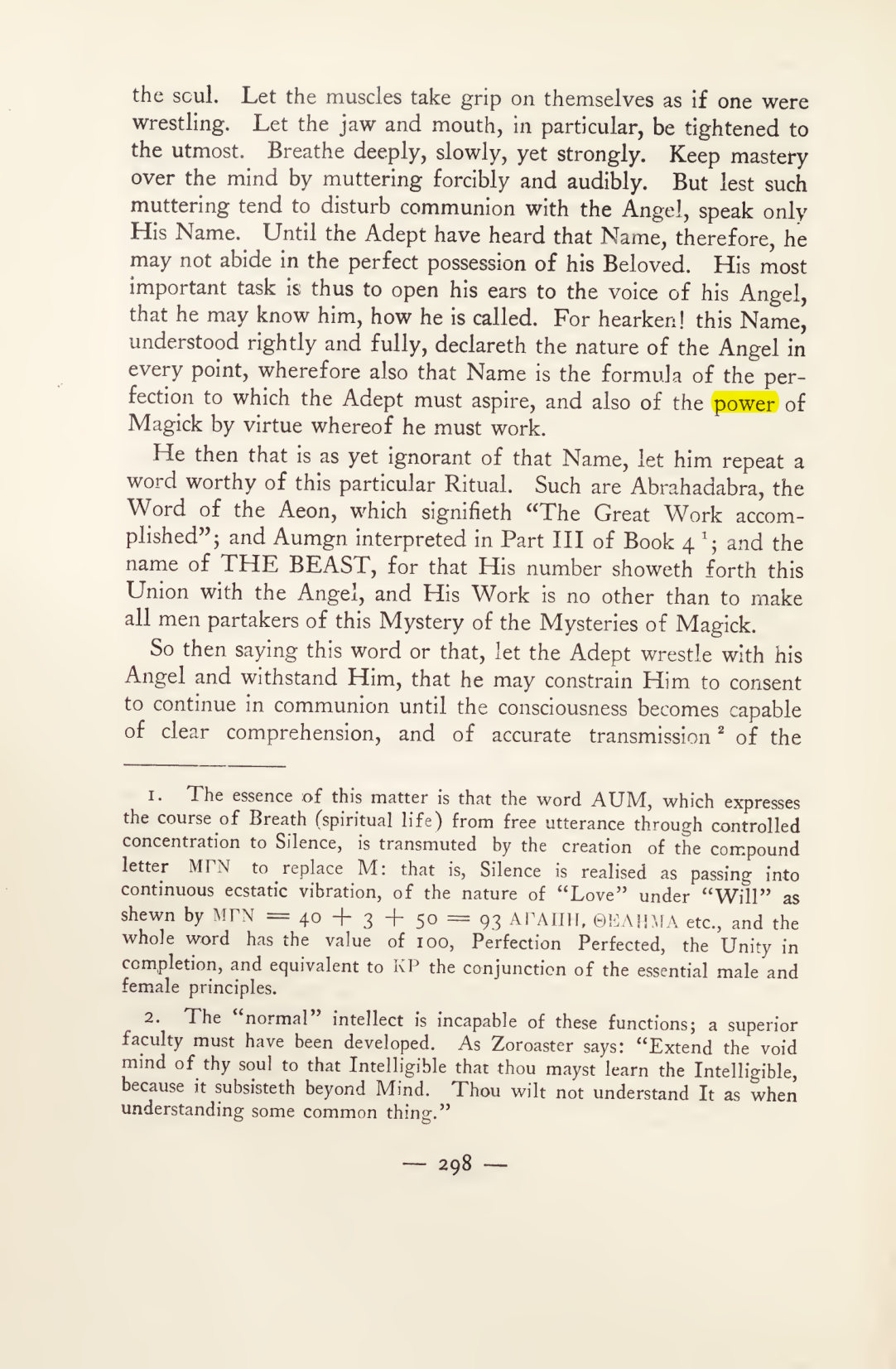 Original scan of Magick in Theory and Practice (Section 3), PDF page 94
