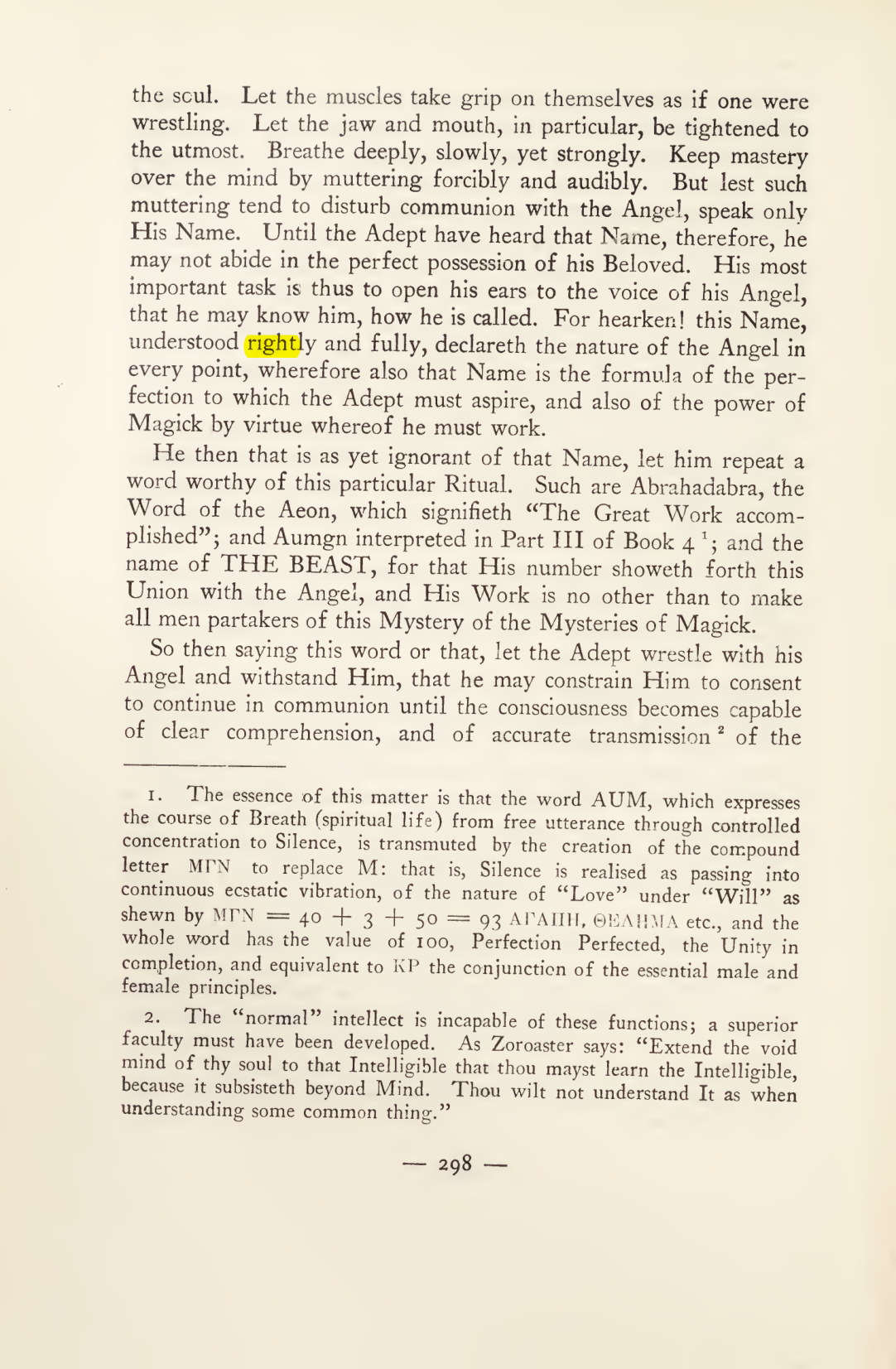 Original scan of Magick in Theory and Practice (Section 3), PDF page 94