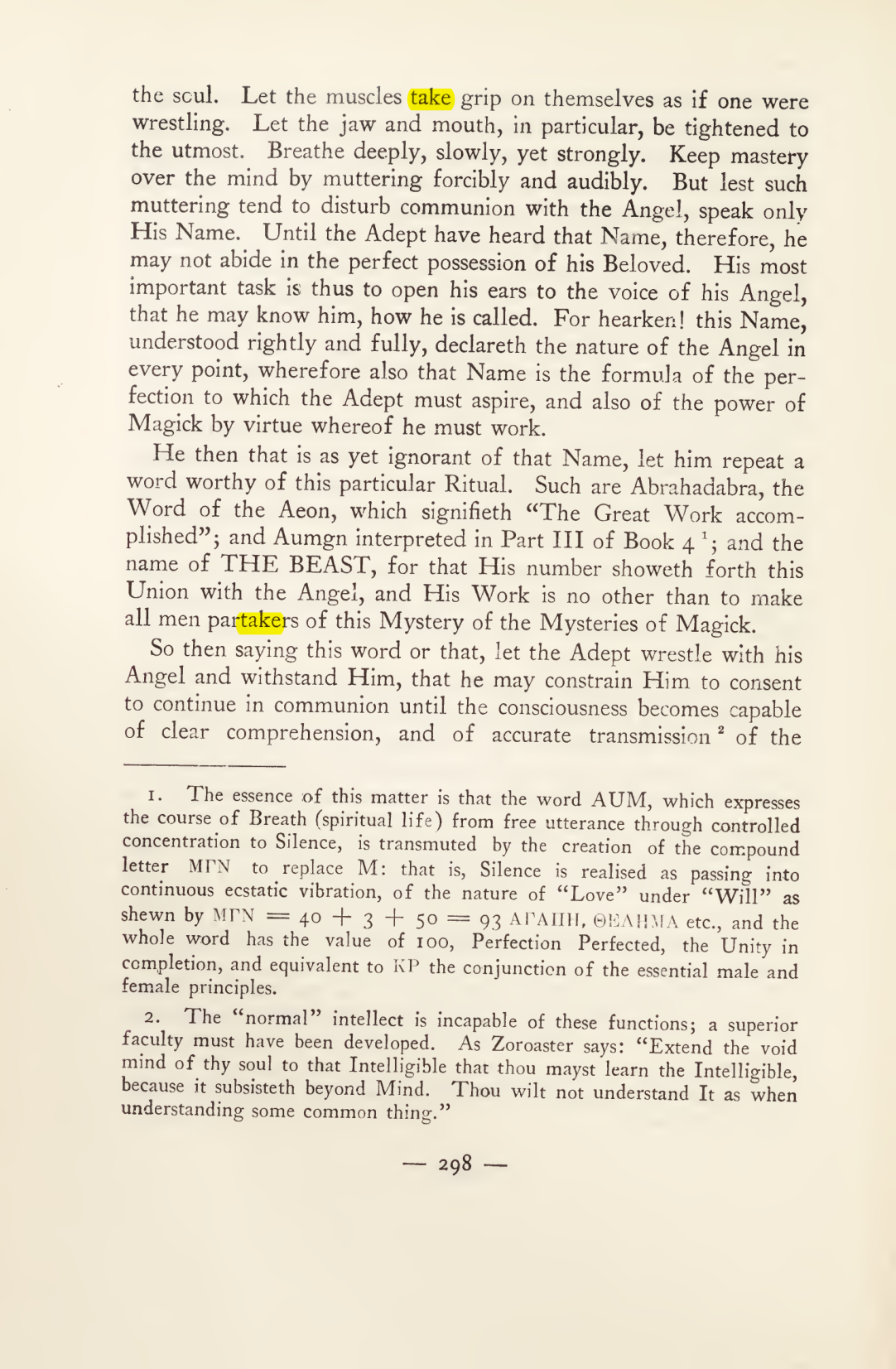 Original scan of Magick in Theory and Practice (Section 3), PDF page 94
